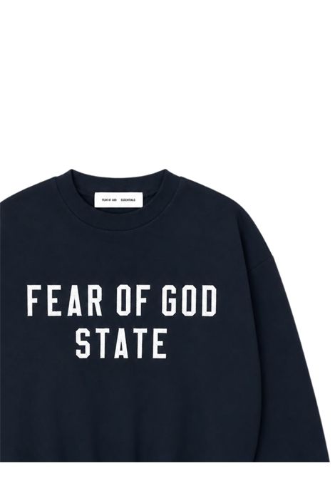 Felpa unisex nera in cotone FEAR OF GOD | 7855P25NERO